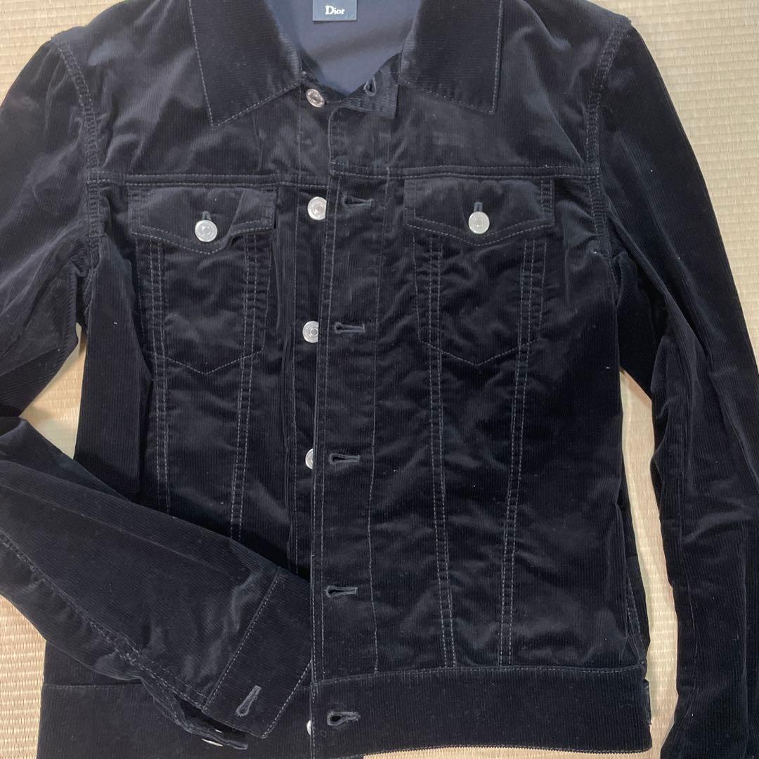 値下げ！ディオール　黒 コーデュロイ デニムジャケット