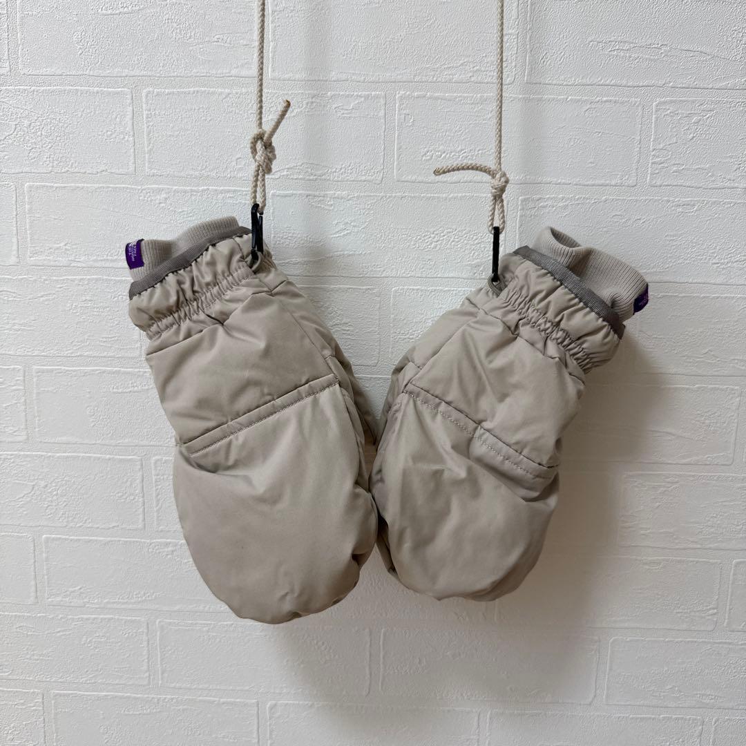 THE NORTH FACE ベージュ ナイロン ミトン 手袋