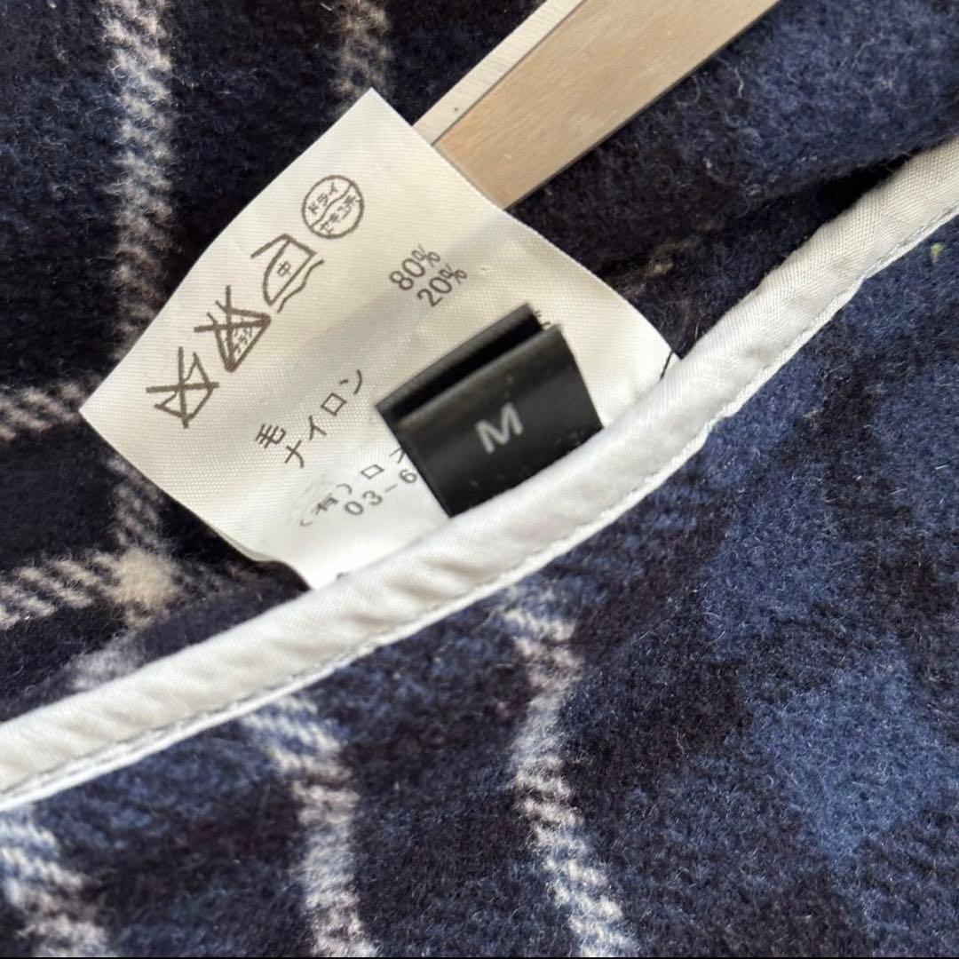 【美品】グローバーオール ダッフルコート ネイビー イングランド製　英国製　別注