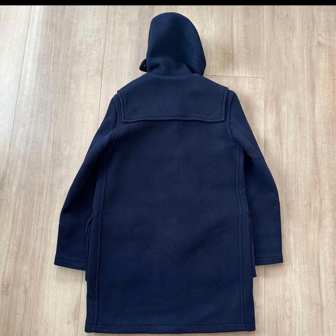 【美品】グローバーオール ダッフルコート ネイビー イングランド製　英国製　別注