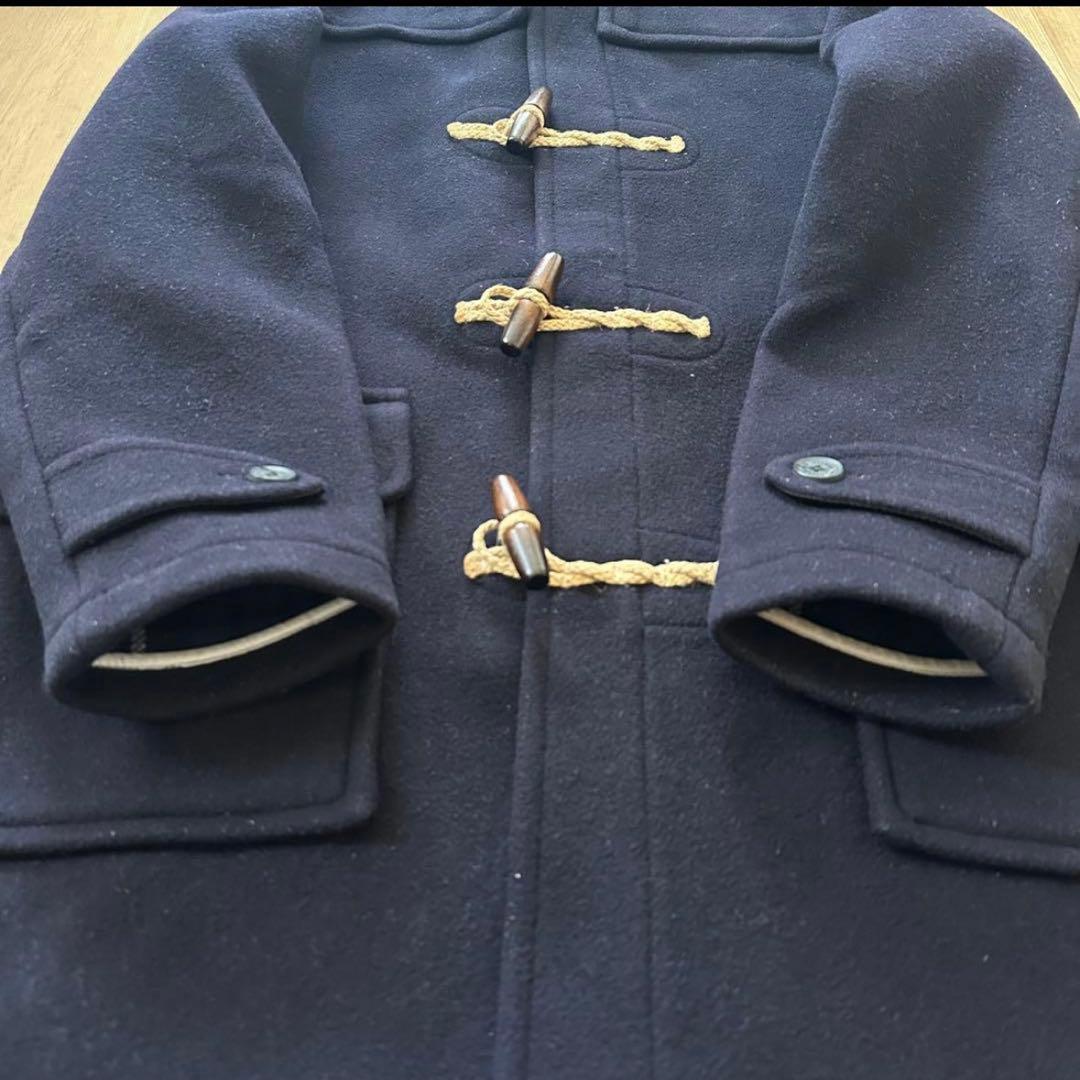 【美品】グローバーオール ダッフルコート ネイビー イングランド製　英国製　別注