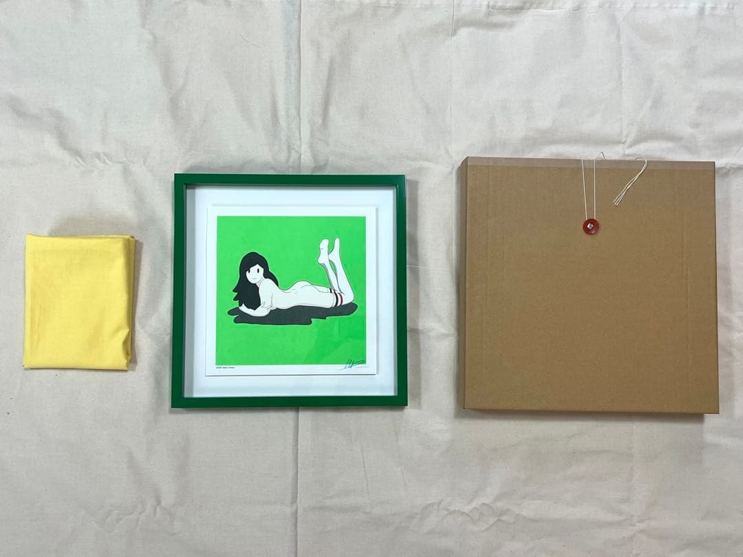 天野タケル【サイン入りNEON GREEN『Venus』オフセットプリント】