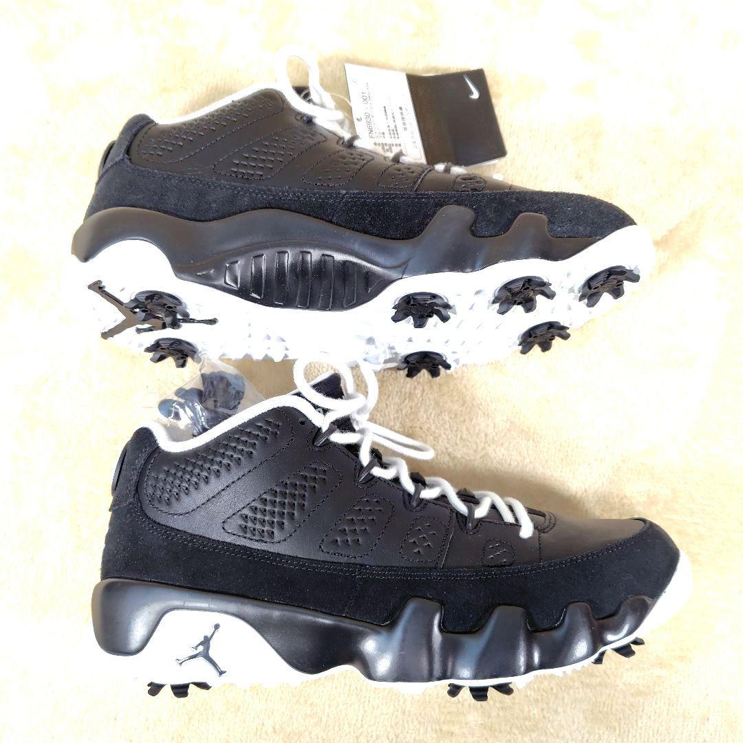新品未使用 ナイキ ゴルフシューズ エアジョーダン9G FN6930-001 黒