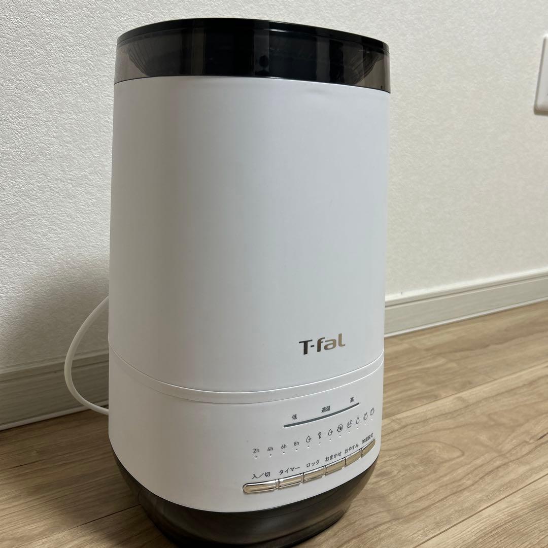 T-fal スチーム＆ミスト加熱超音波式加湿器 4L ホワイト
