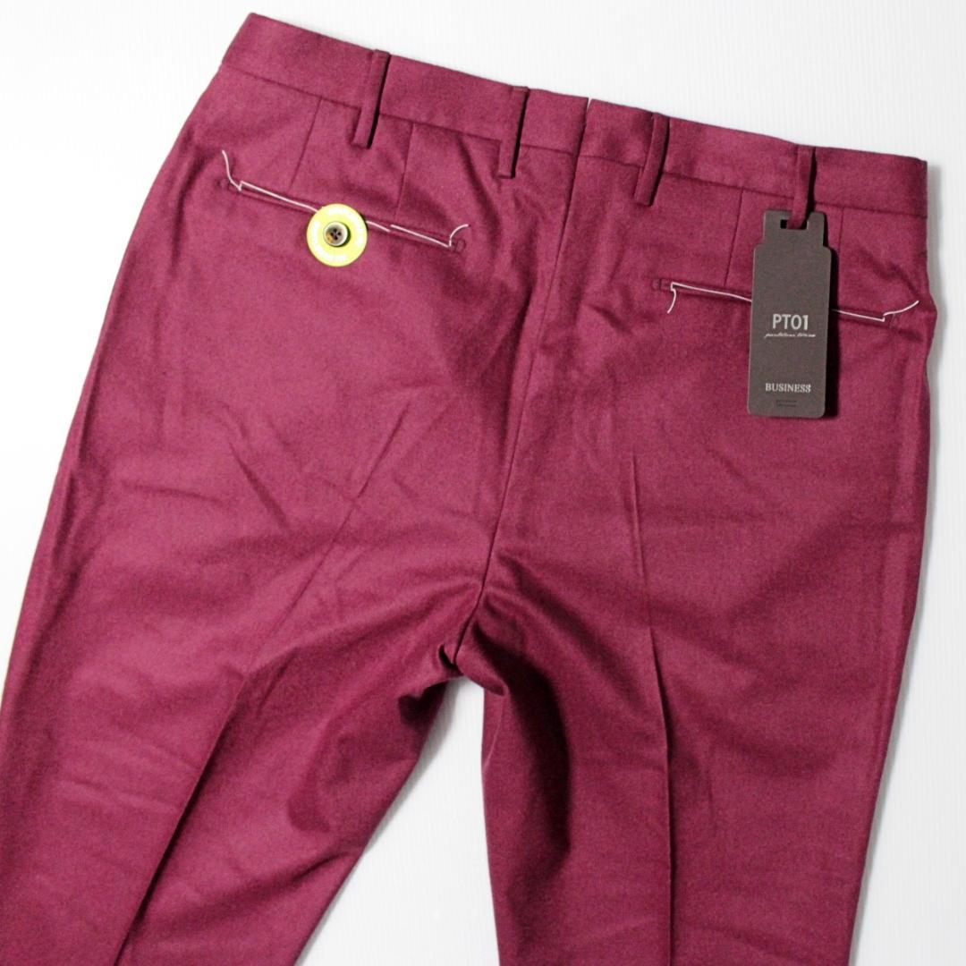 新品 PT01 ストレッチ フランネル ワンタックスラックス XL相当W90cm