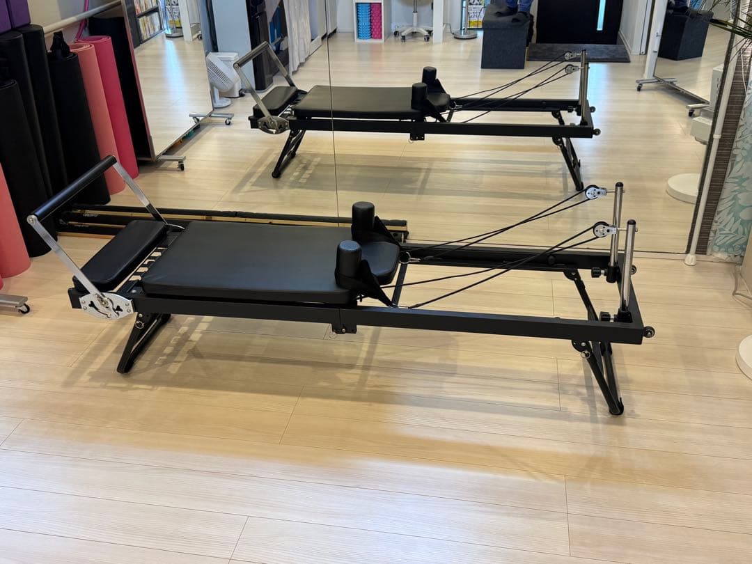 お家でピラティス！ 折りたたみ ピラティス リフォーマー コンパクト 軽量設計