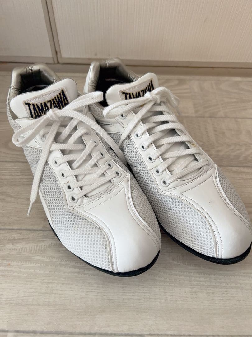TAMAZAWA ホワイト スパイクシューズ　27.5