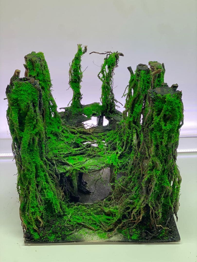 【在庫処分　半額OFF】手入れ不要インスタントレイアウト熱帯雨林のバニヤン流木