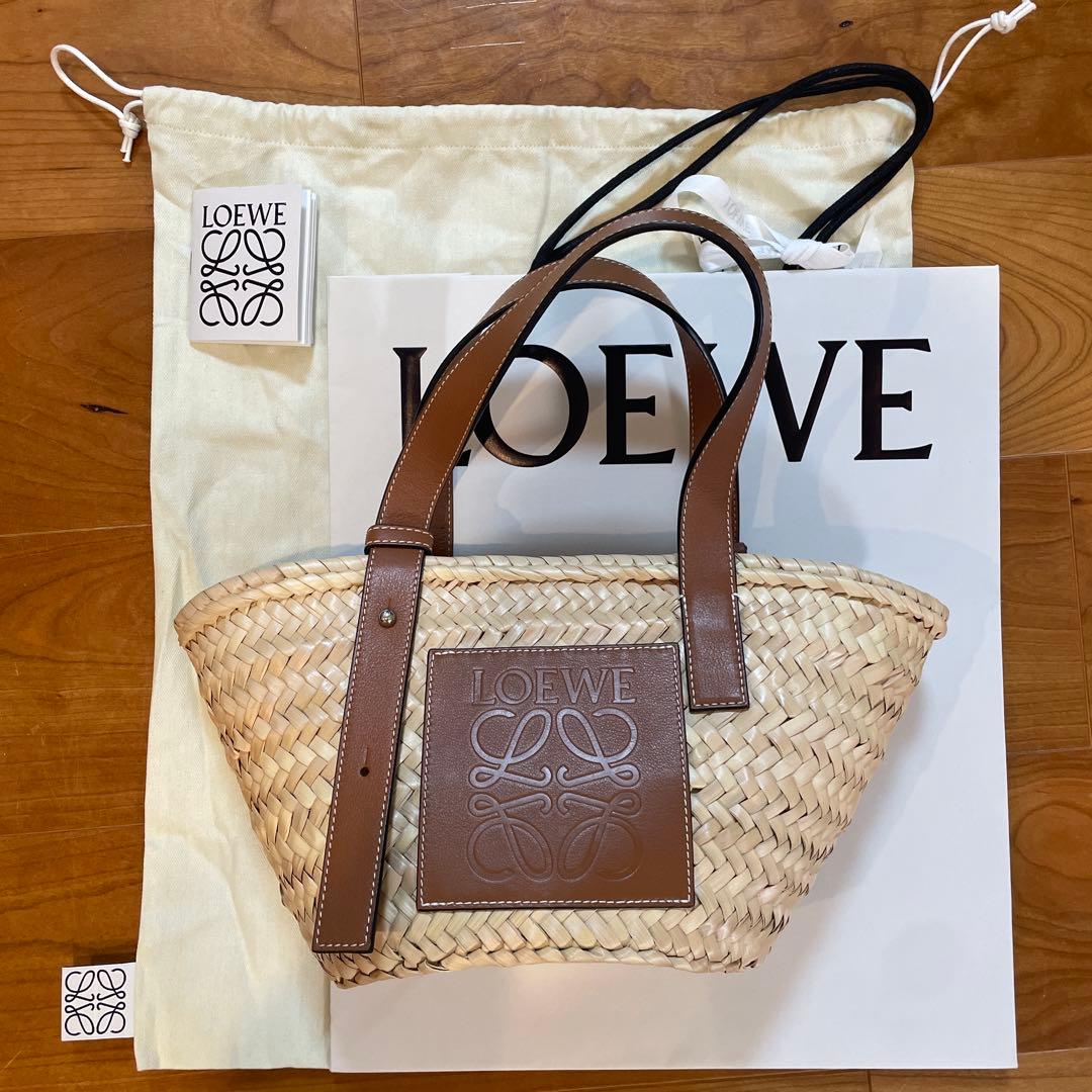 M.SLOEWE バスケットバッグ スモール ナチュラル/タン かごバッグ