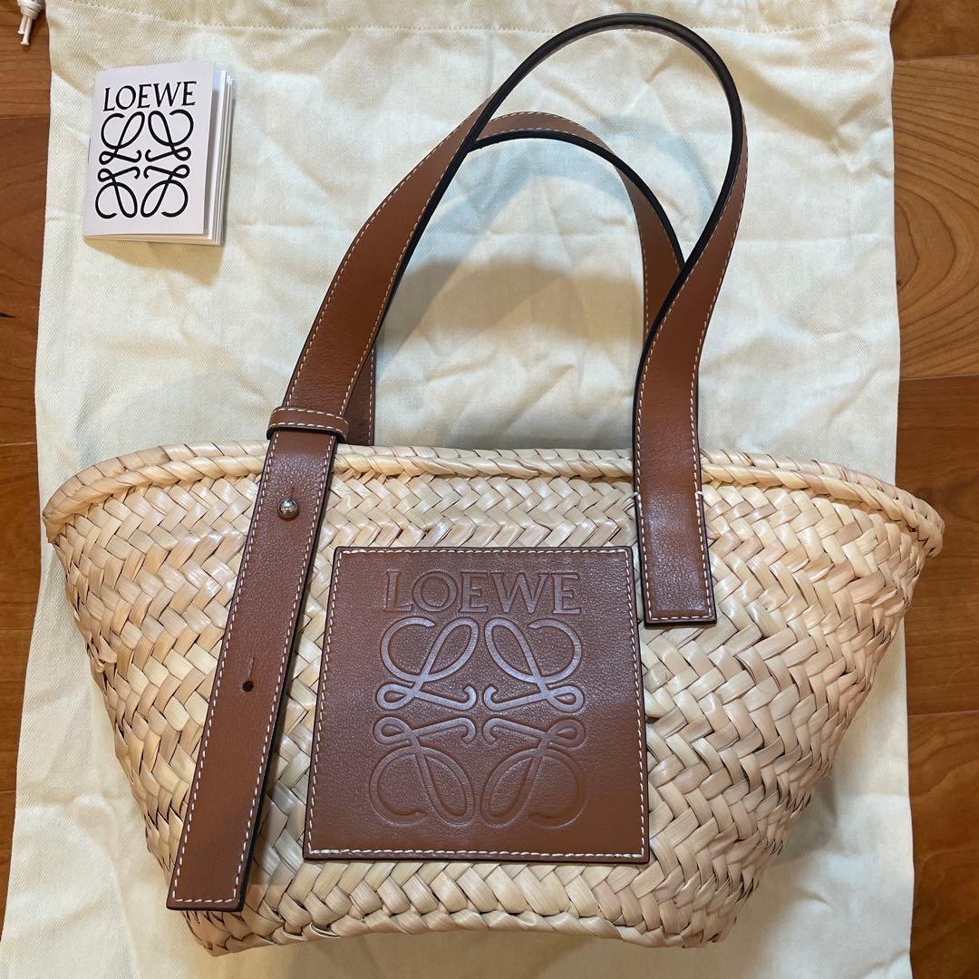 M.SLOEWE バスケットバッグ スモール ナチュラル/タン かごバッグ