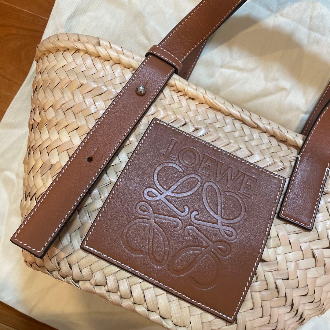 M.SLOEWE バスケットバッグ スモール ナチュラル/タン かごバッグ