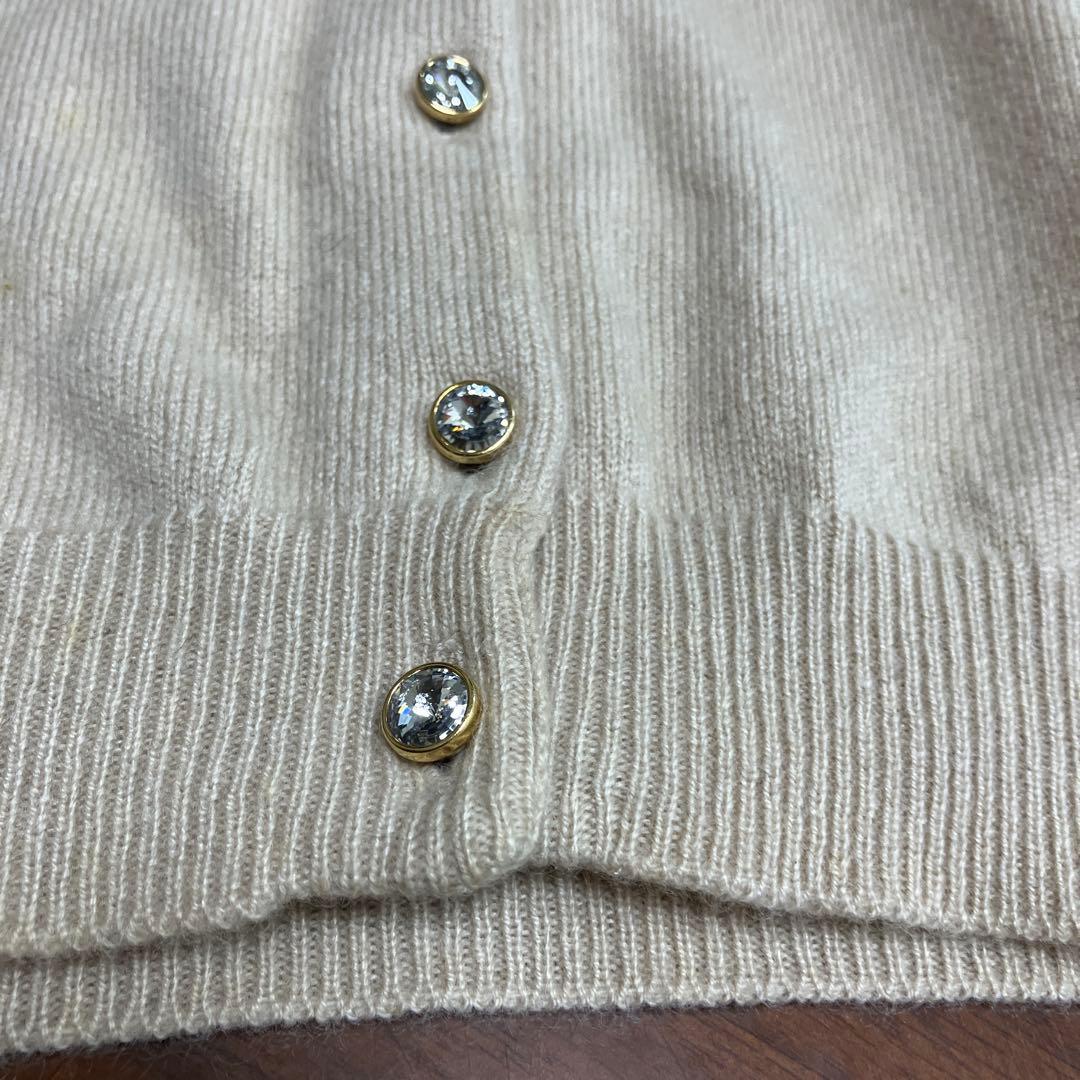 blugirl ミンク襟付カシミヤ 100%カーディガン