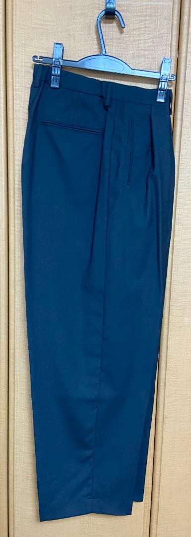 MBハイエンド尾州ウール ミニマルジャケット＆ワイドテーパードスラックス