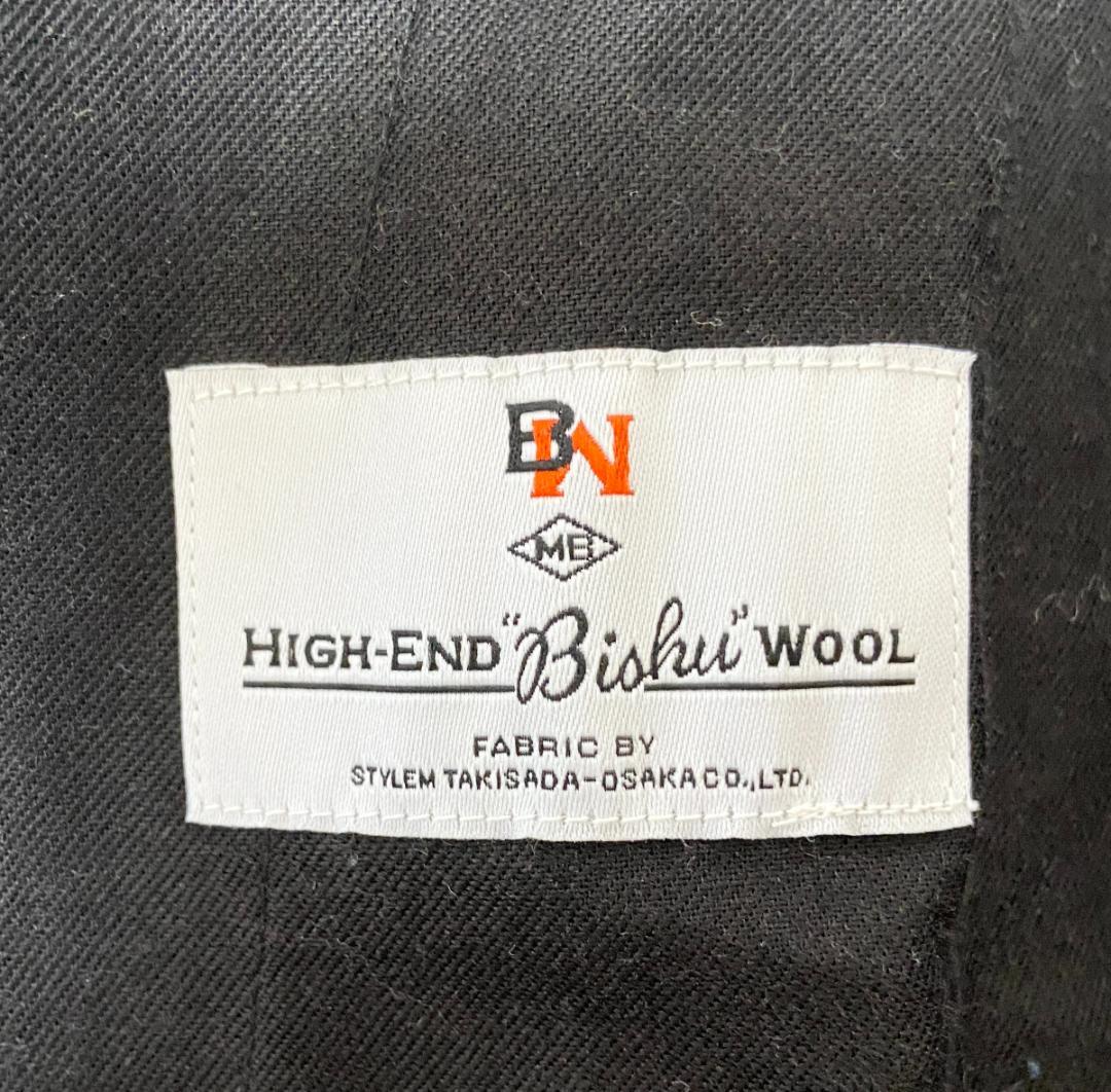 MBハイエンド尾州ウール ミニマルジャケット＆ワイドテーパードスラックス