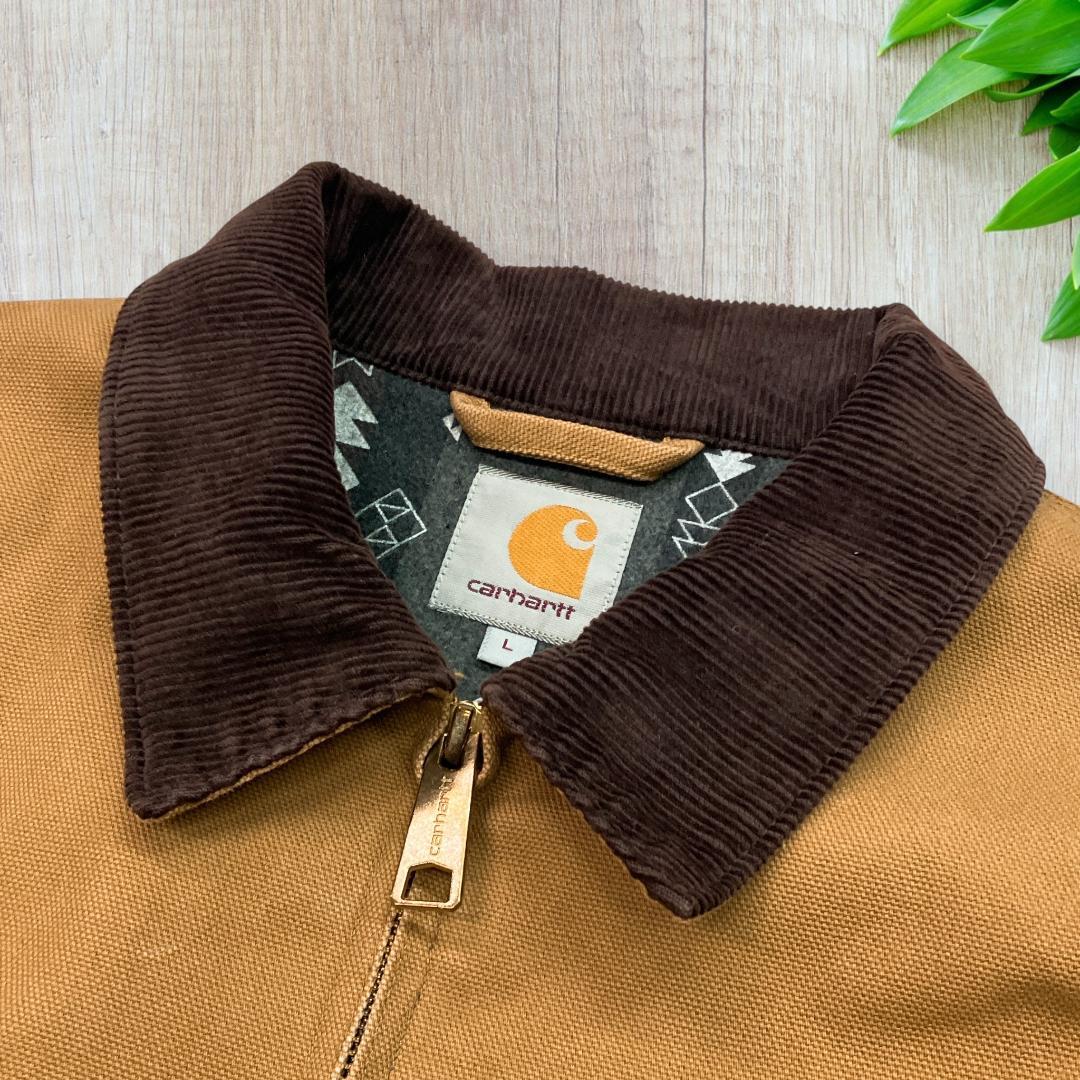美品 カーハート carhartt WIP デトロイトジャケット 茶 L 43
