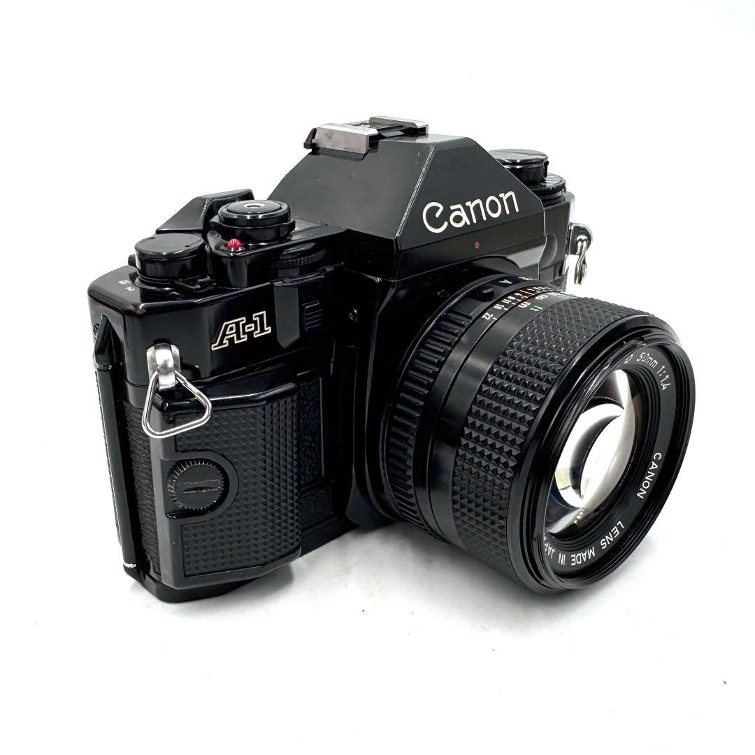 ❁完動品❁Canon A-1 フィルムカメラ FD 50mm f1.4 レンズ