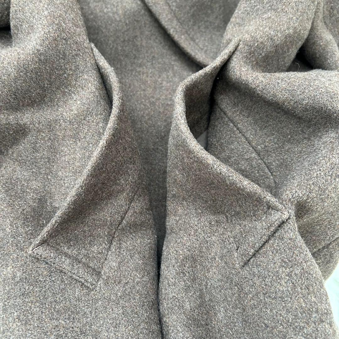 【極美品】BEAUTY&YOUTH ブラウンウールコートマンテコ