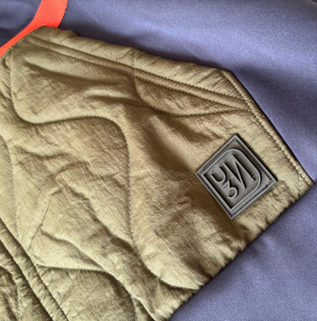 新品 UN3D. アンスリード キルティングドッキングスウェット