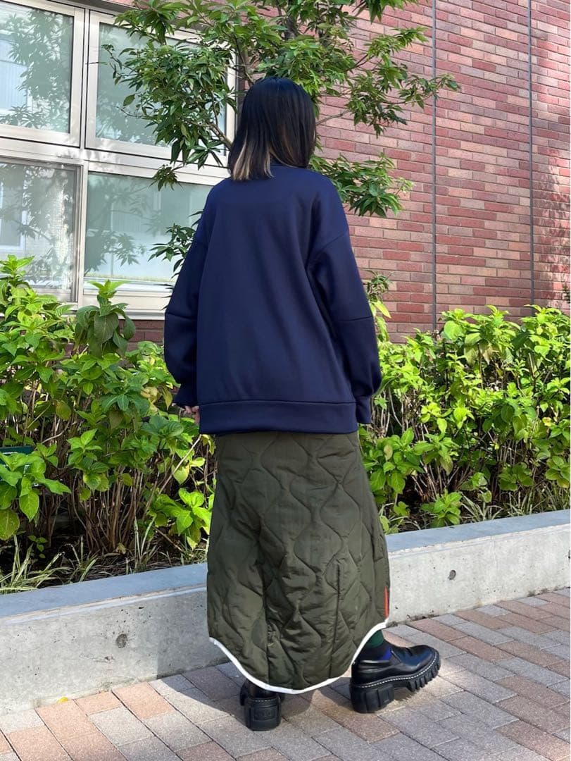 新品 UN3D. アンスリード キルティングドッキングスウェット