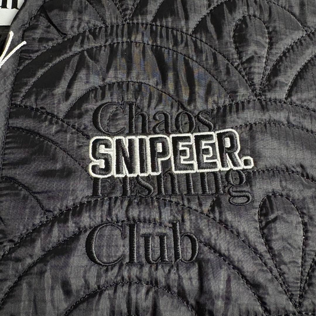 新品　CHAOS FISHING CLUB × sniper 波柄キルトベスト