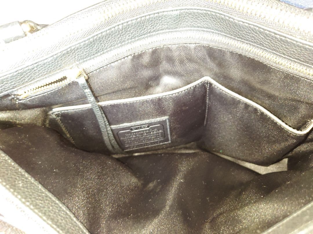 COACH ブラック ビジネスバッグ 男女兼用