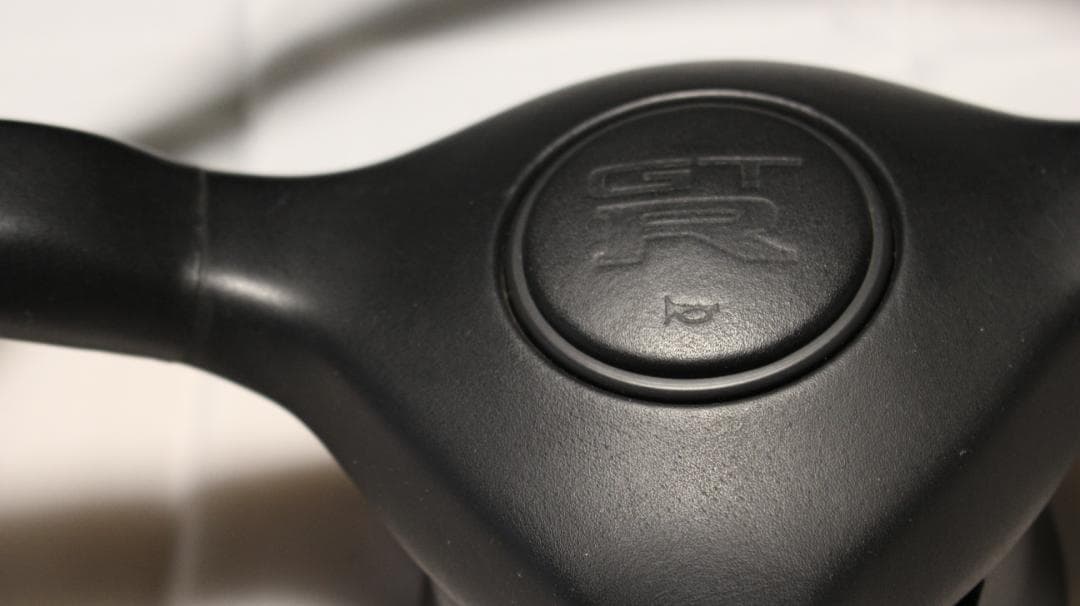 NISSAN R32 GT-R 純正 革巻きハンドル 前期