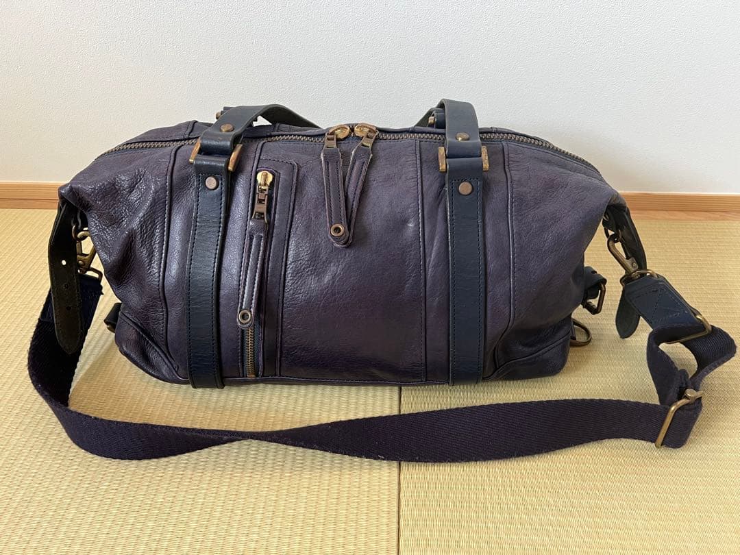 masterpiece ダークパープル レザー