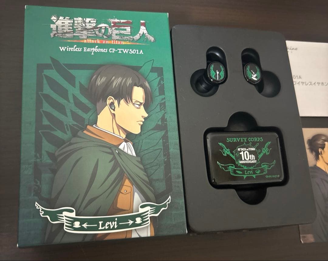 ONKYO 進撃の巨人コラボ リヴァイ ワイヤレスイヤホン オンキヨー