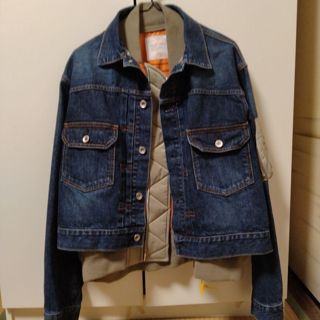 完売品　新品試着のみ　sacai ドッキングデニムジャケット