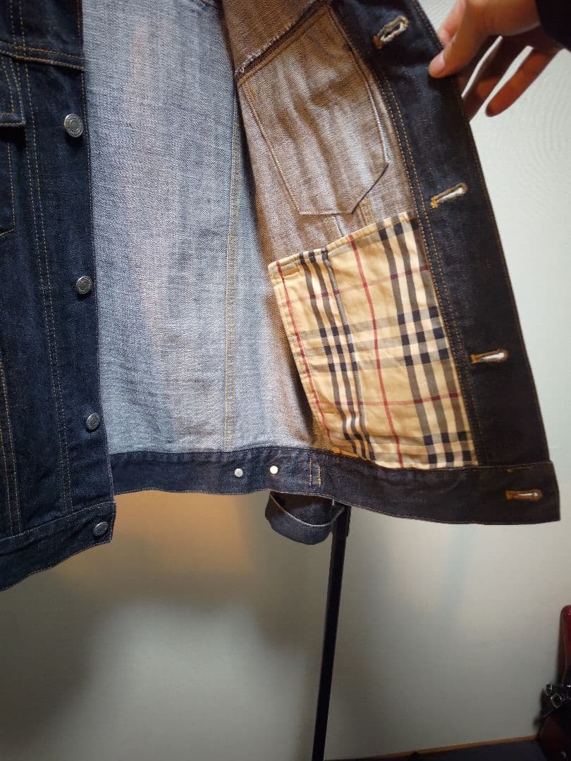 バーバリー　burberry london デニムジャケット 日本製