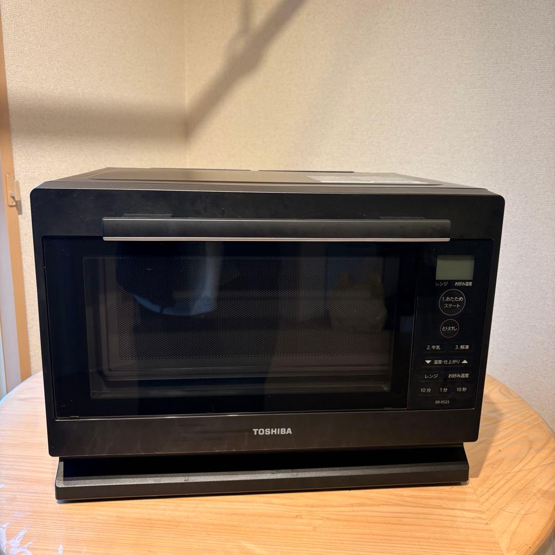 【2024年製造】東芝 電子レンジ 単機能 23L ER-XS23(K)