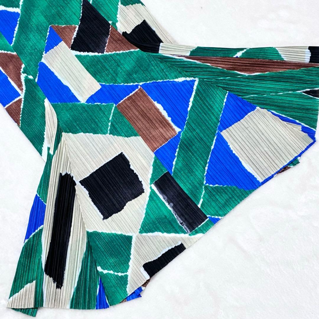 プリーツプリーズ　イッセイミヤケ　ノースリーブチュニックワンピース　Mサイズ