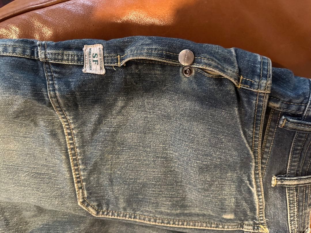 sassafras ササフラス　デニムパンツ　フォールリーフ　ガーデニング