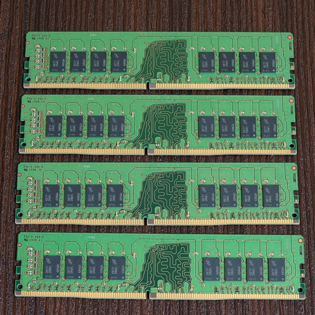 Crucial CT2K16G4DFD832A、2セット、16GB×4本