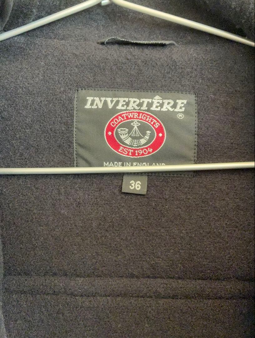 インバーティア　ダッフルコート　黒　36