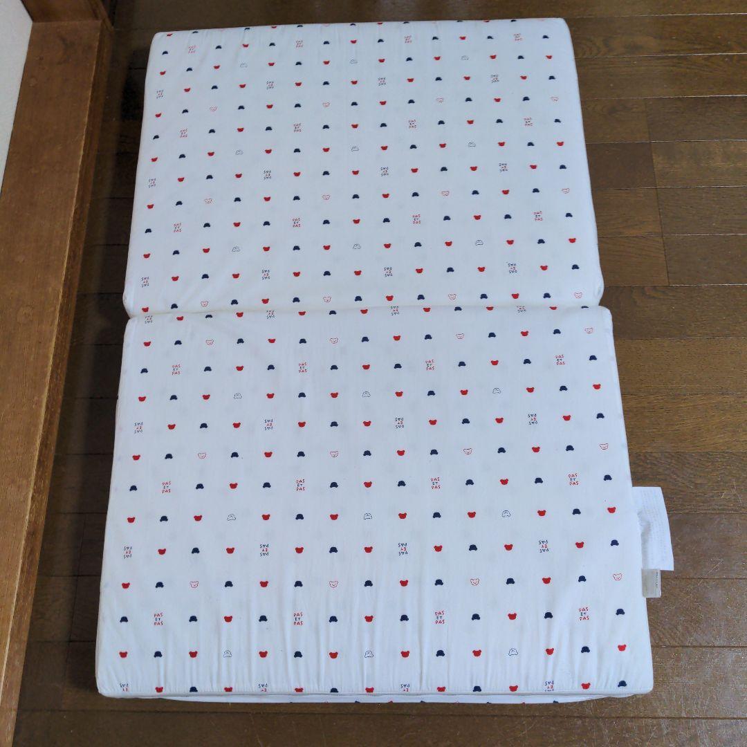 【美品】赤ちゃんの城 布団セット トリコロール プチサイズ90✕60cm