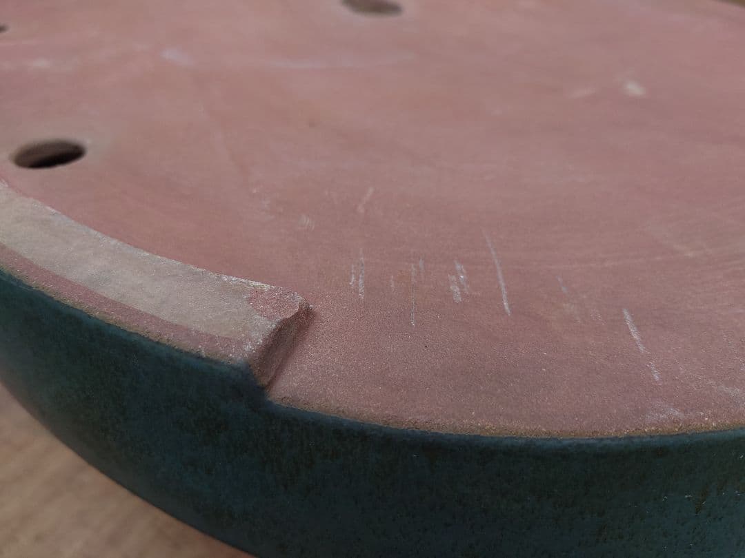 特大鉢　緑巳斎春松　幅70cm