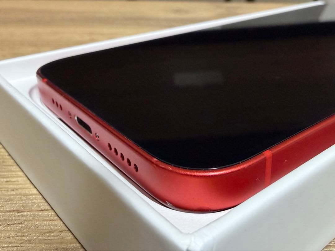 iPhone 12 レッド 箱付き ケーブルあり