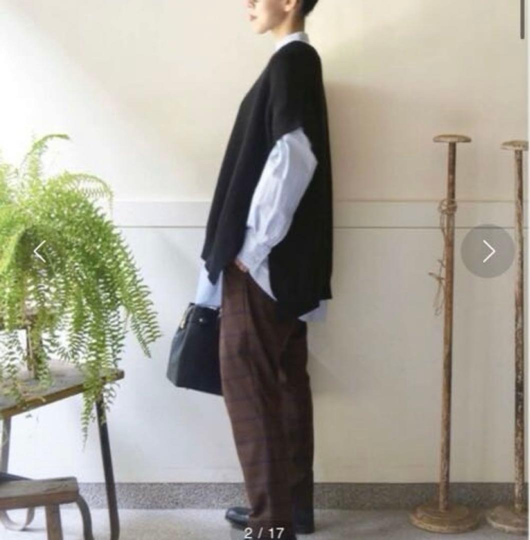 journal standard luxe COTTONアゼ Vネックベスト