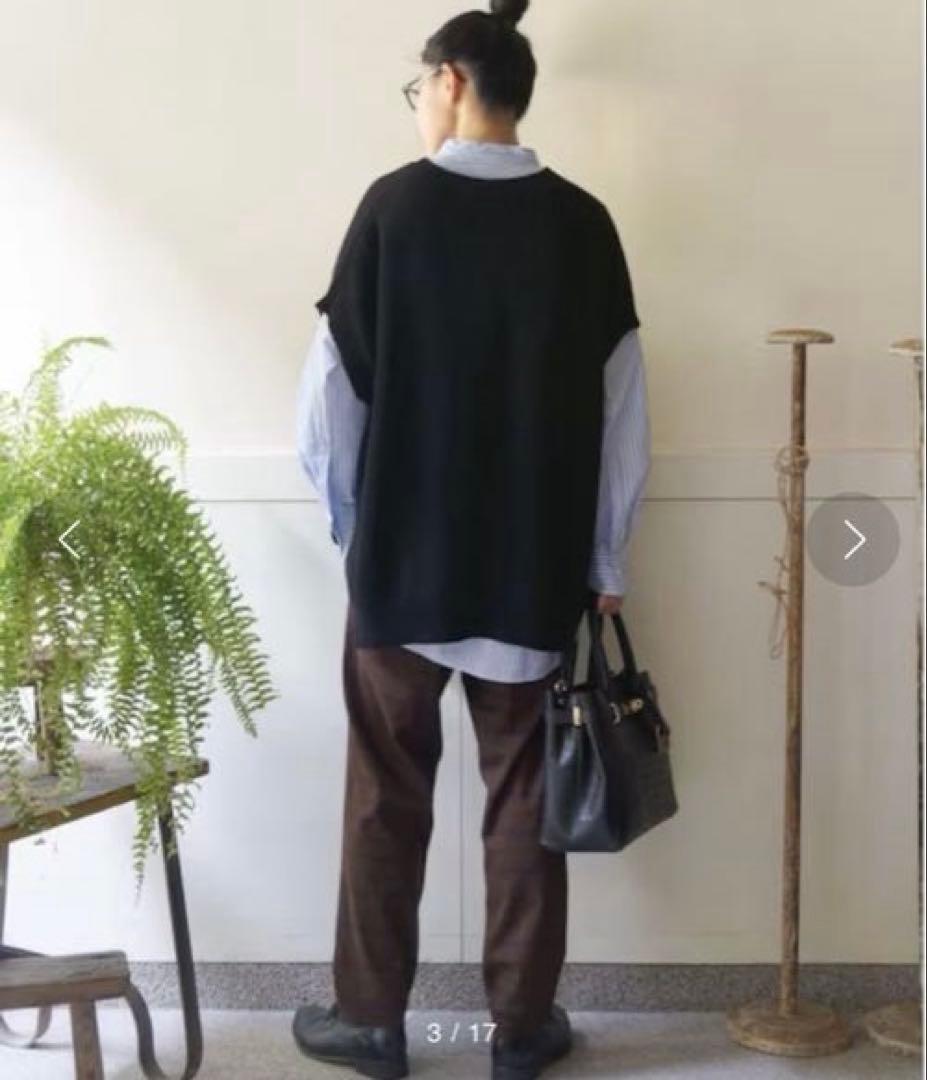 journal standard luxe COTTONアゼ Vネックベスト