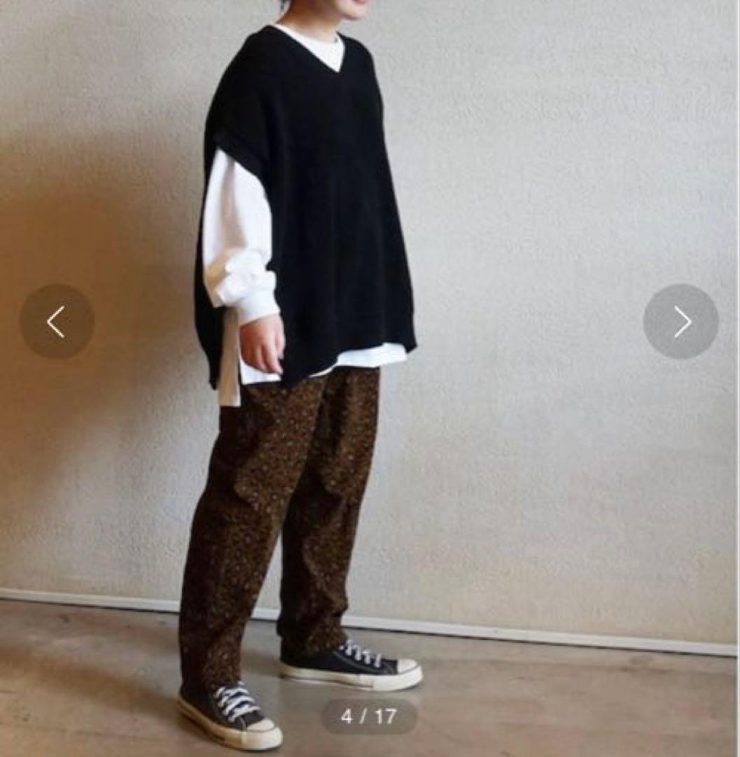 journal standard luxe COTTONアゼ Vネックベスト