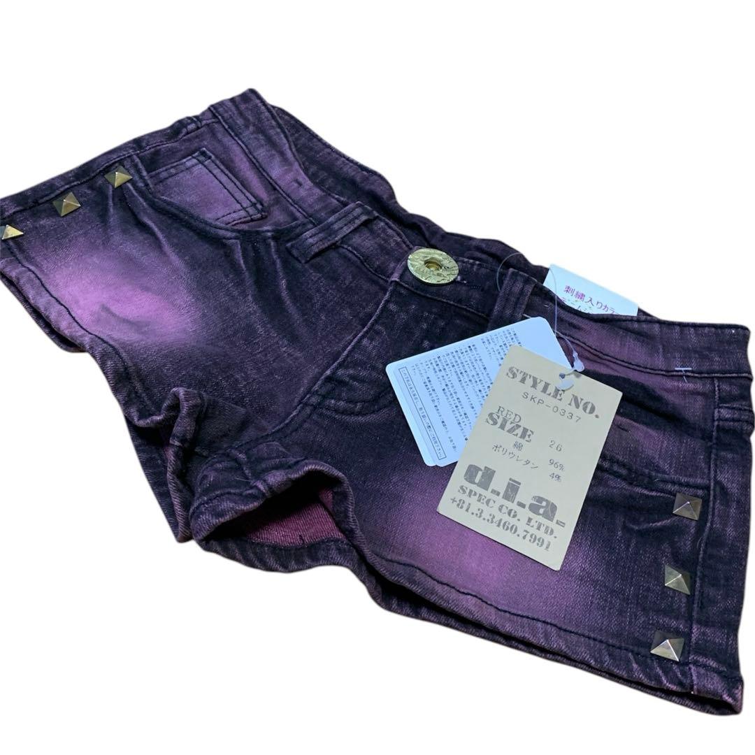 新品未使用 d.i.a 平成ギャル y2k ショーパン d.i.a系 刺繍M