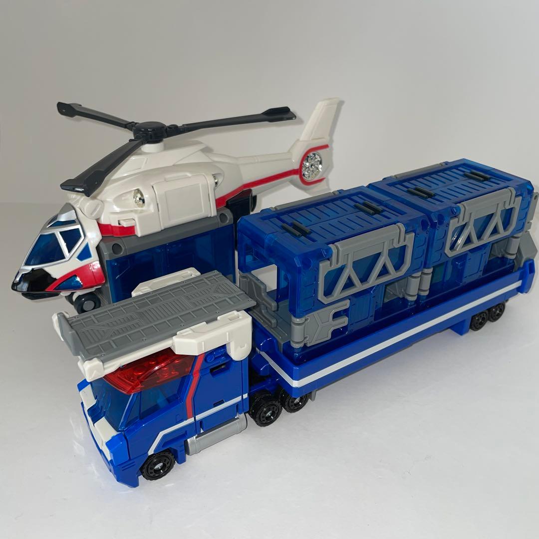 激レア トミカ ドクターコンテナヘリ & コンテナキャリアカー Wセット 美品