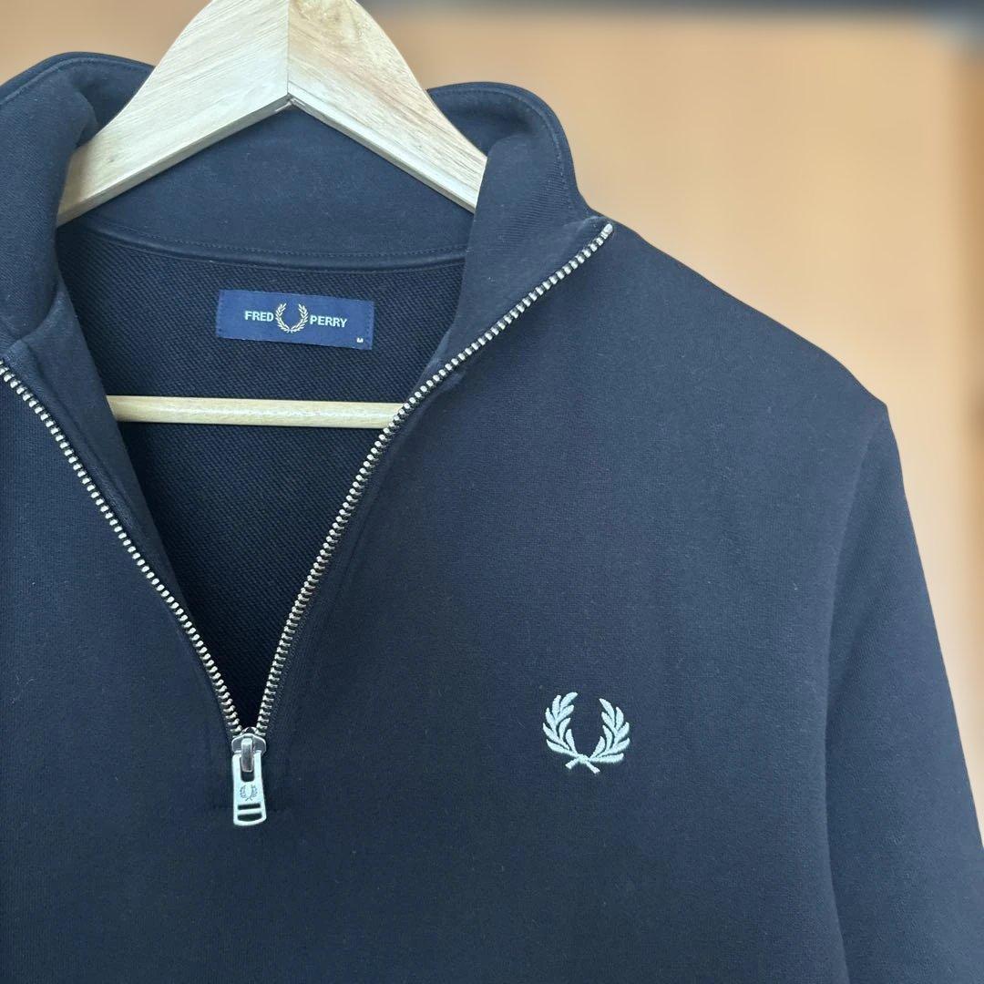 トップス FRED PERRY Half Zip Sweatshirt M3574