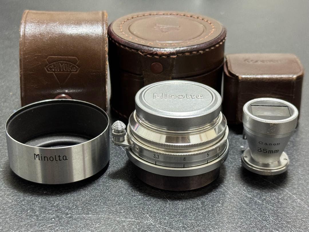 レア　Lマウント広角レンズ　ミノルタ　ロッコール　Rokkor f3.5/35㎜