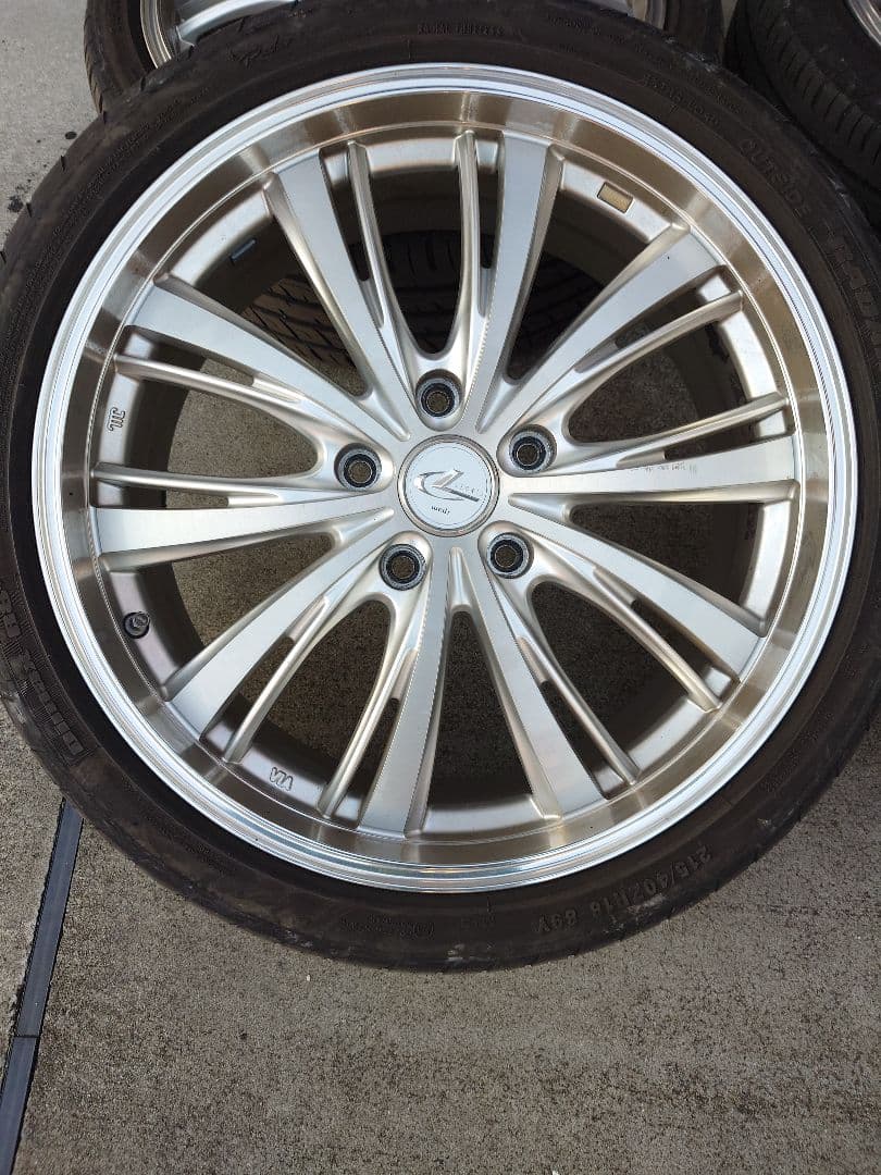 18インチ レオニスEX　廃盤品 ホイールタイヤ4本セット