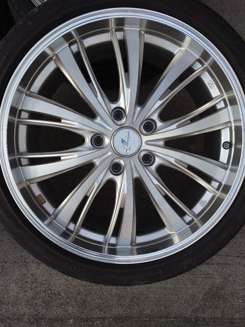 18インチ レオニスEX　廃盤品 ホイールタイヤ4本セット