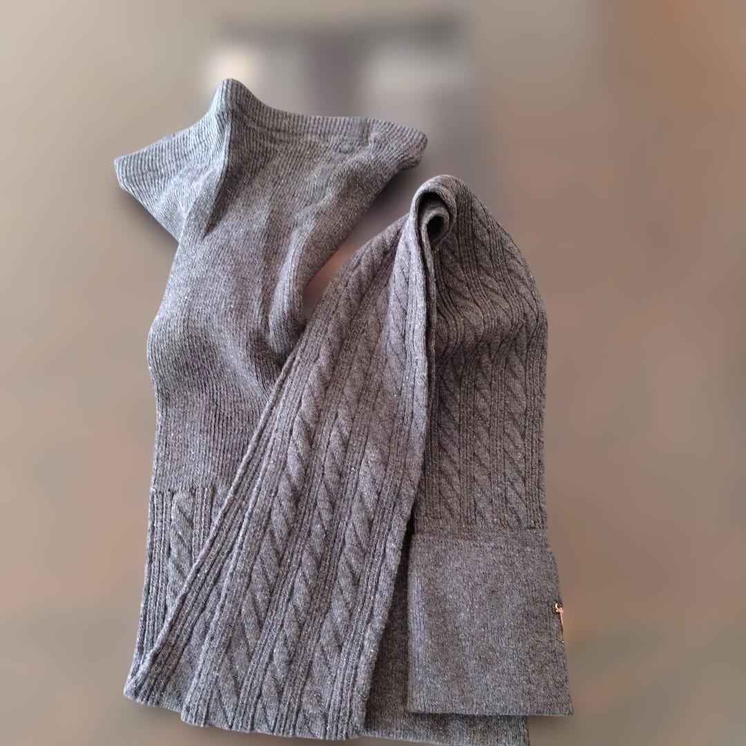 MaxMara グレー ケーブル編み レギンス