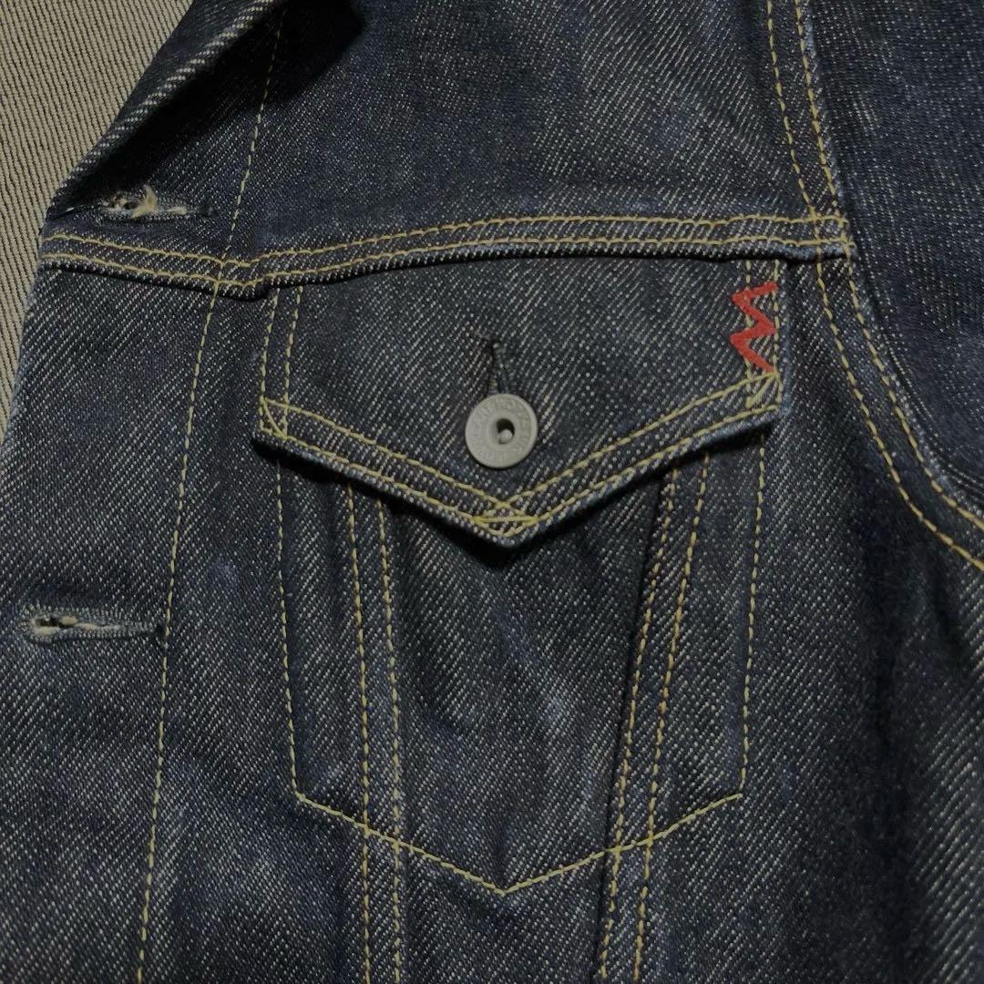 IRON HEART 21oz エクストラヘビー　デニムジャケット　W38 濃紺