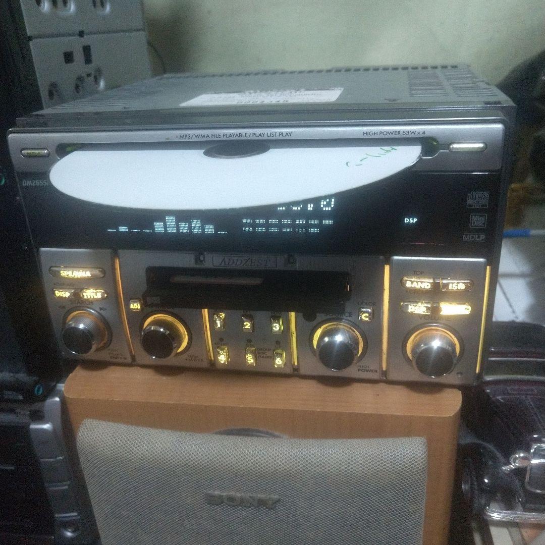 ADDZEST Clarion カーオーディオCD MDデッキです～(^o^)